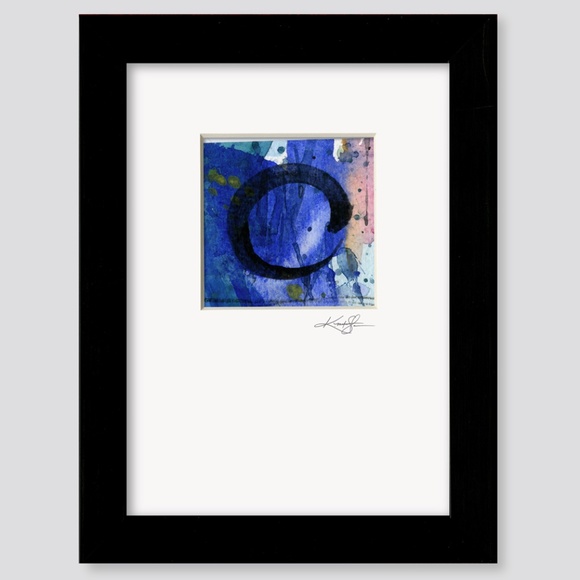 Enso Of Zen Collection 1 - 3 Abstract Zen Circle paintings - Picture 4 of 4